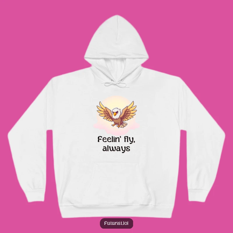 Funny Eagle Freedom Hoodie: Stay Cozy While You Dream of the Skies